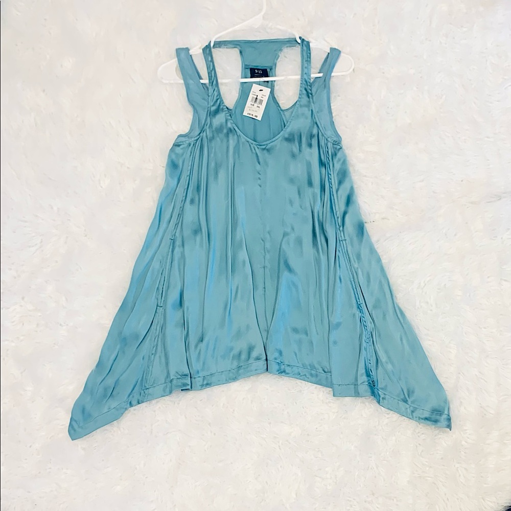 Blue Silk Top 9|15 Exlusive Saks Fifth Ave Sizes
